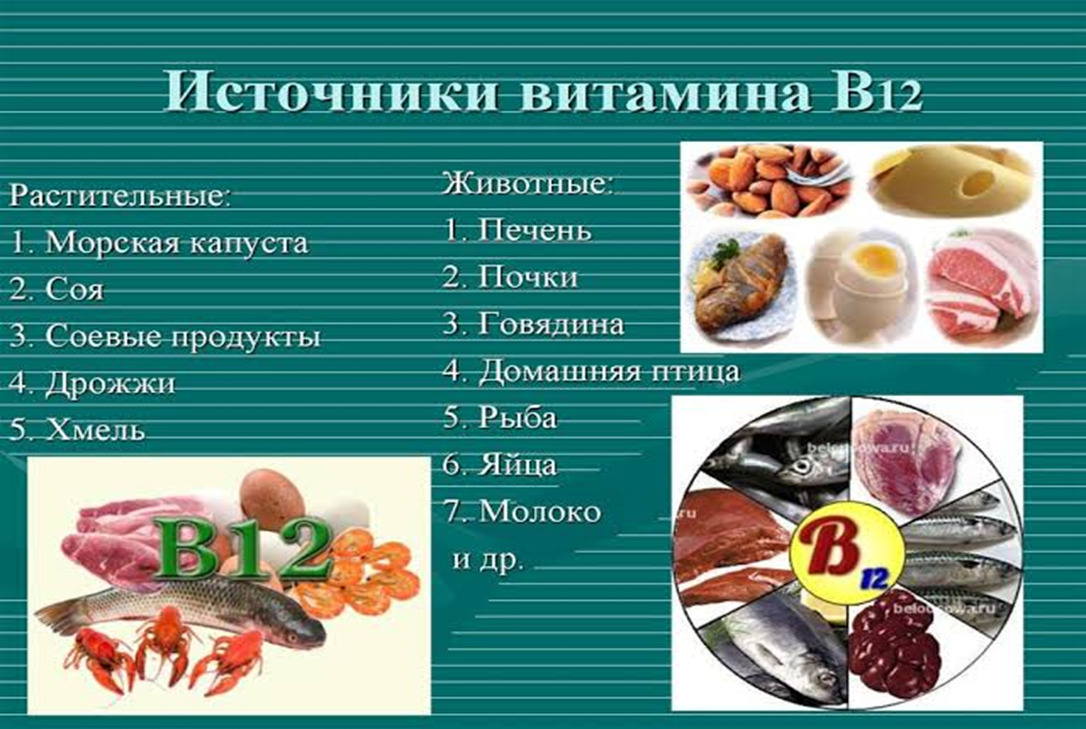Анемия. В12 дәруменінің тапшылығы