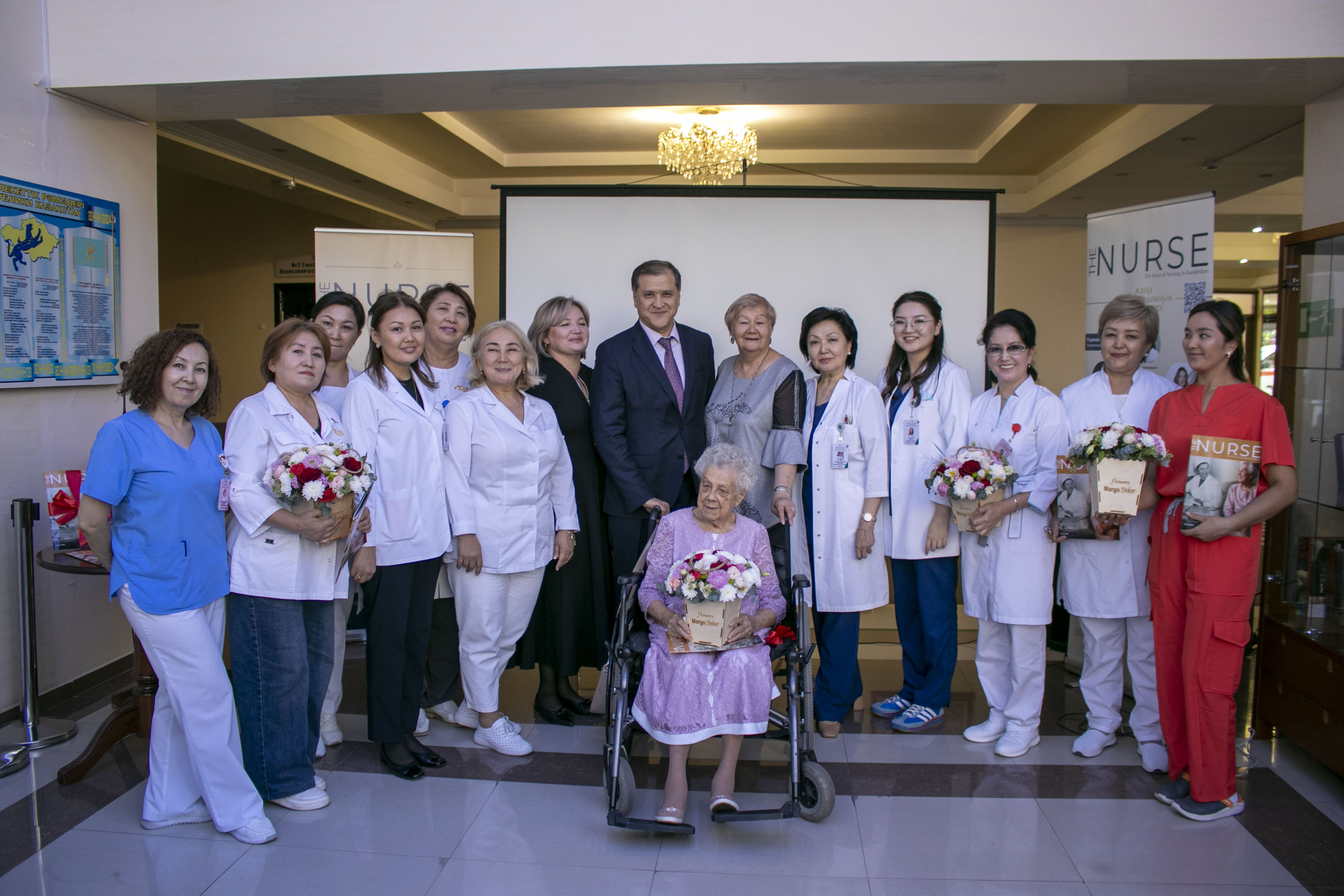 Ұлттық госпитальде THE NURSE журналының екінші санының таныстырылымы өтті.